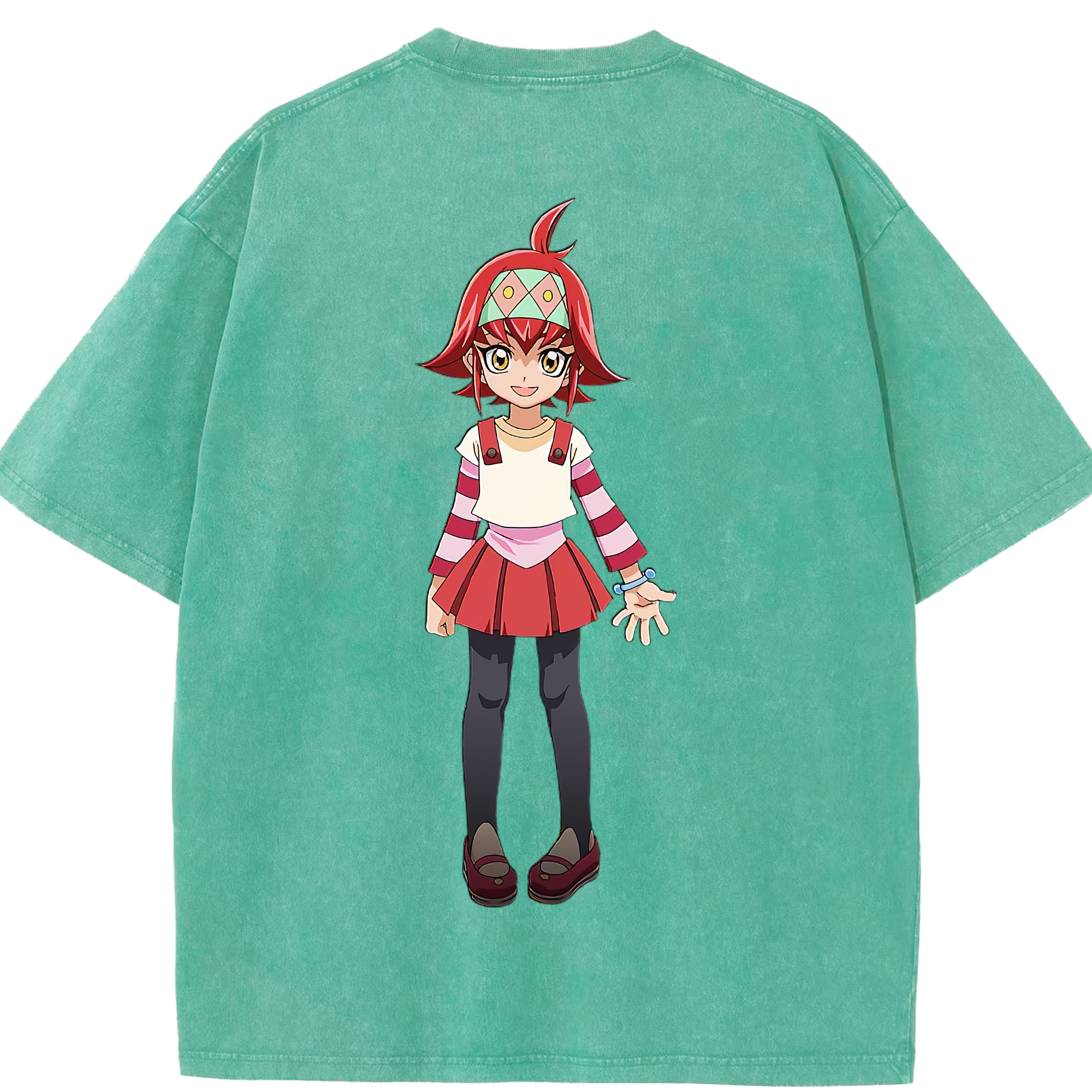 （画像用） 遊☆戯☆王 Yu-Gi-Oh! 綿100% ヴィンテージ風 半袖Tシャツ（背面プリント）